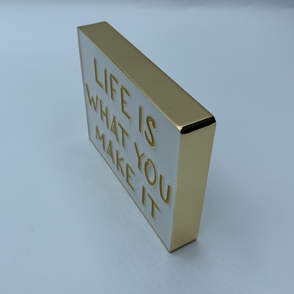 “Life is what you make it” Stationary Desk Sign - Picture 4 of 5